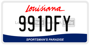 991DFY  license plate in LA