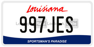 997JES  license plate in LA
