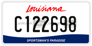 C122698  license plate in LA