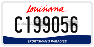C199056  license plate in LA