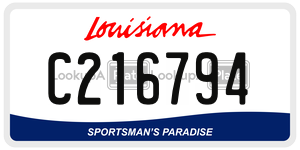 C216794  license plate in LA