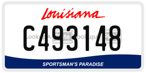 C493148  license plate in LA