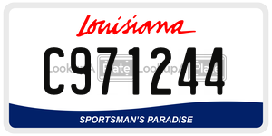 C971244  license plate in LA