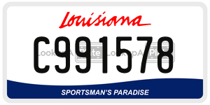 C991578  license plate in LA