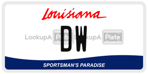 DW  license plate in LA