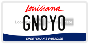 GNOYO  license plate in LA