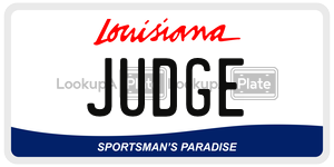 JUDGE  license plate in LA