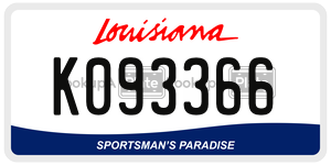 K093366  license plate in LA