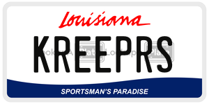 KREEPRS  license plate in LA