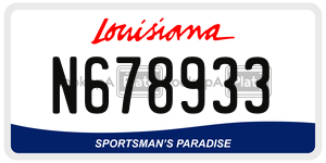N678933  license plate in LA