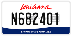 N682401  license plate in LA