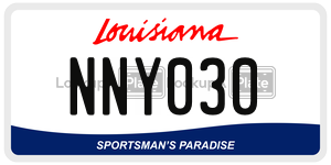 NNY030  license plate in LA