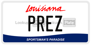 PREZ  license plate in LA