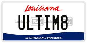 ULTIM8  license plate in LA