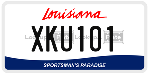XKU101  license plate in LA