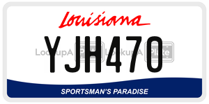 YJH470  license plate in LA