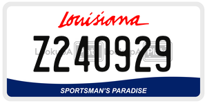 Z240929  license plate in LA