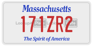 171ZR2 license plate in Massachusetts