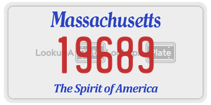 19689 license plate in Massachusetts