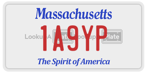 1A9YP  license plate in MA