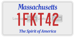 1FKT42  license plate in MA