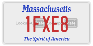 1FXE8  license plate in MA