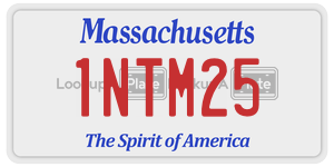 1NTM25  license plate in MA