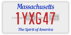 1YXG47  license plate in MA