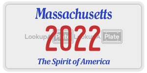 2022 license plate in Massachusetts