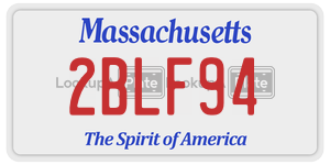 2BLF94  license plate in MA