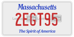 2EGT95  license plate in MA