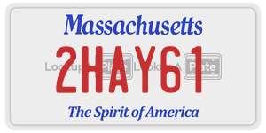 2HAY61 license plate in Massachusetts