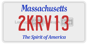 2KRV13  license plate in MA