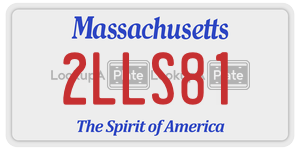 2LLS81  license plate in MA