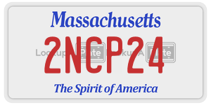 2NCP24  license plate in MA