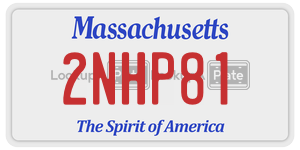2NHP81  license plate in MA