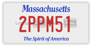2PPM51  license plate in MA