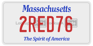 2RED76  license plate in MA