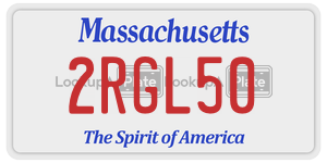 2RGL50  license plate in MA