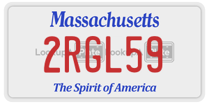 2RGL59  license plate in MA