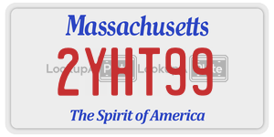 2YHT99 license plate in Massachusetts