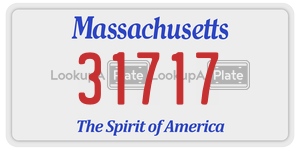 31717  license plate in MA