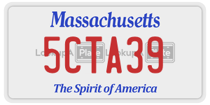 5CTA39  license plate in MA