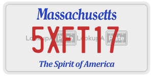 5XFT17  license plate in MA