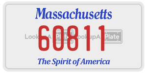 60811 license plate in Massachusetts