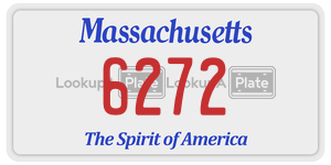 6272 license plate in Massachusetts