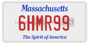 6HMR99  license plate in MA