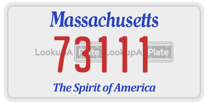 73111  license plate in MA