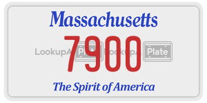 7900  license plate in MA