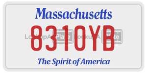 8310YB license plate in Massachusetts
